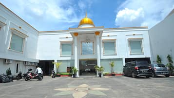 Voorkant van accommodatie