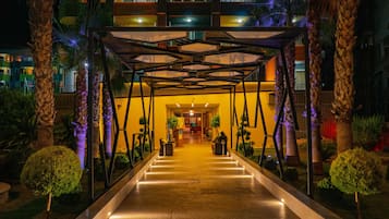 Entrada de la propiedad