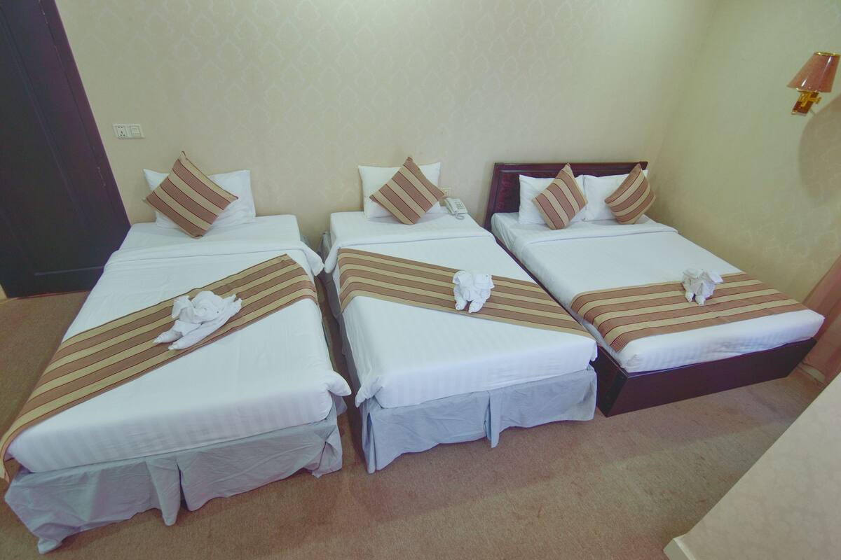 Deluxe Triple Room, 1 Bedroom, City View | In-room safe, desk, rollaway beds (surcharge), WiFi (free)