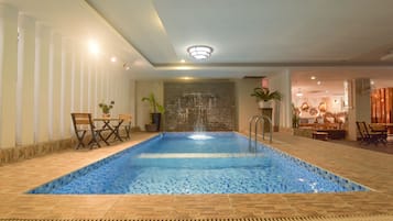 Indoor pool, outdoor pool