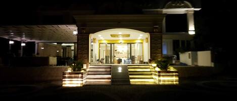 Front of property - evening/night