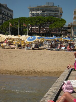 私家海滩、沙滩椅、海滩遮阳伞