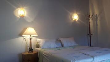 Individually decorated, individually furnished, desk, blackout drapes