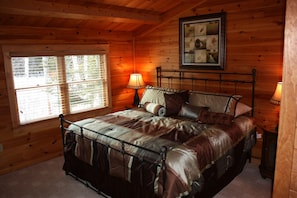 Room, 1 King Bed | Iron/ironing board - Lake Parlin Lodge & Cabins (Jackman)