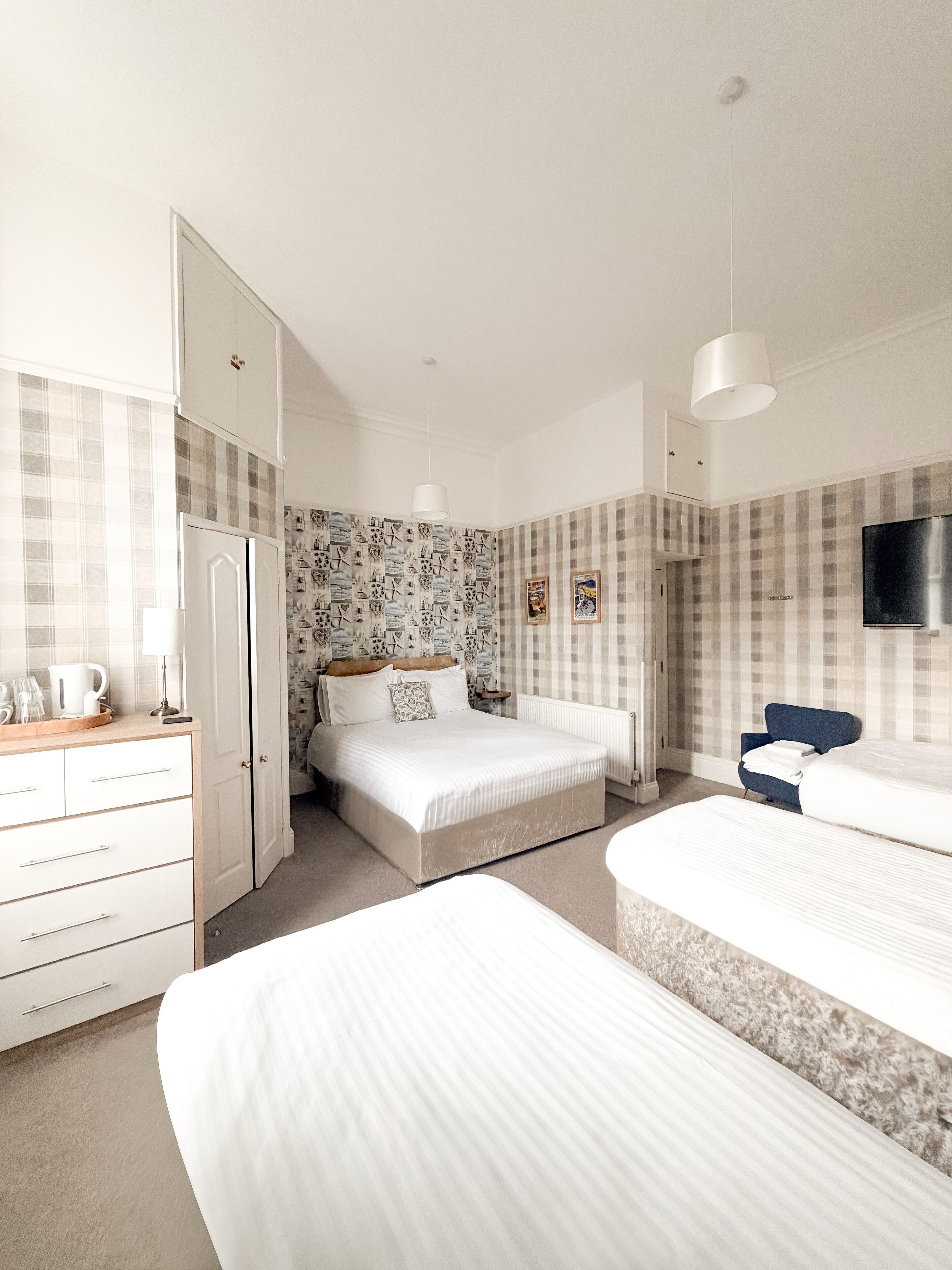 Family Room (Sleep 5) | Individually decorated, individually furnished, bed sheets