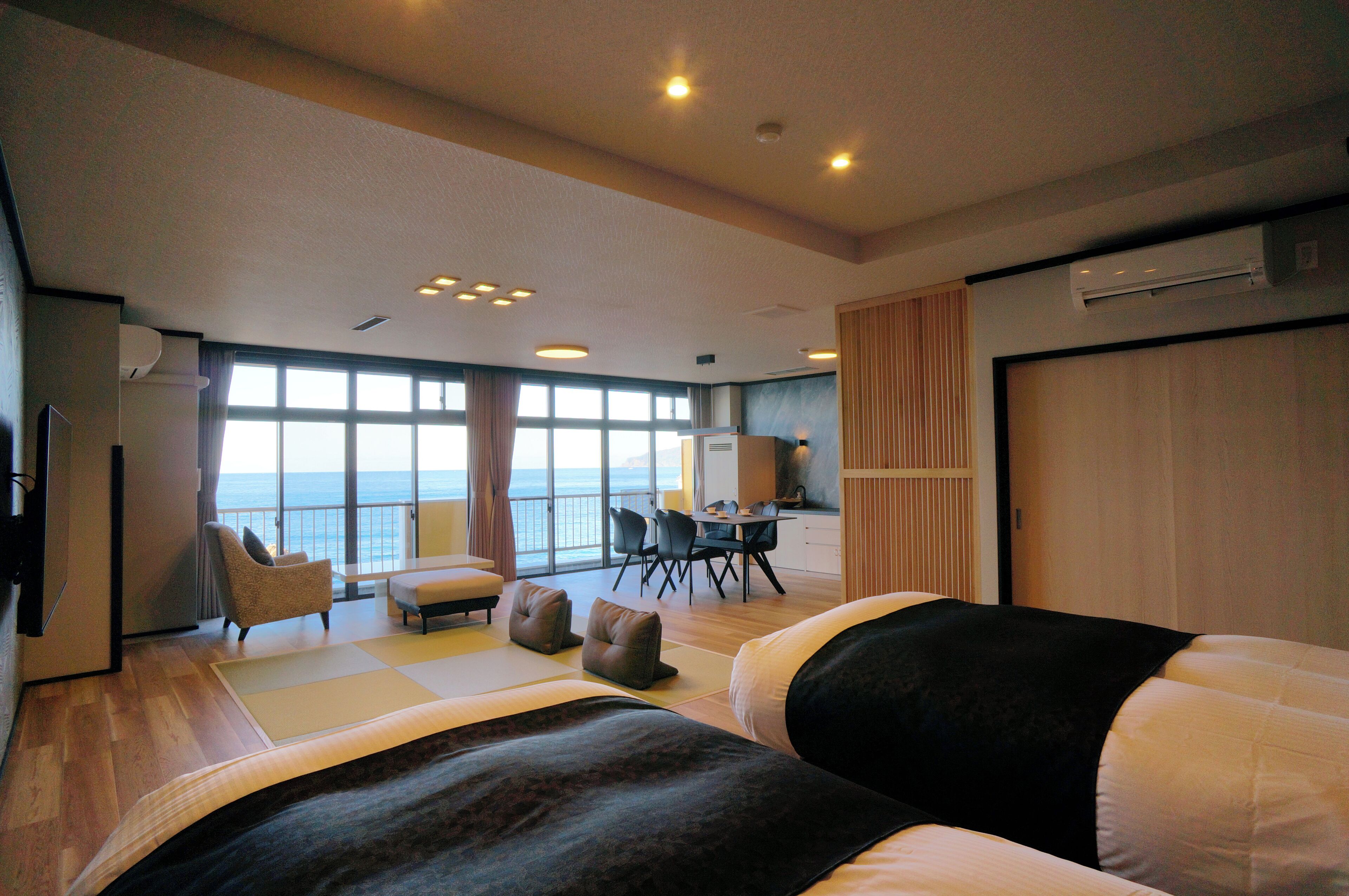 Deluxe kamer, niet-roken, uitzicht op zee | Individueel gedecoreerd, individueel gemeubileerd