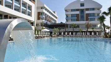 Indoor pool, outdoor pool