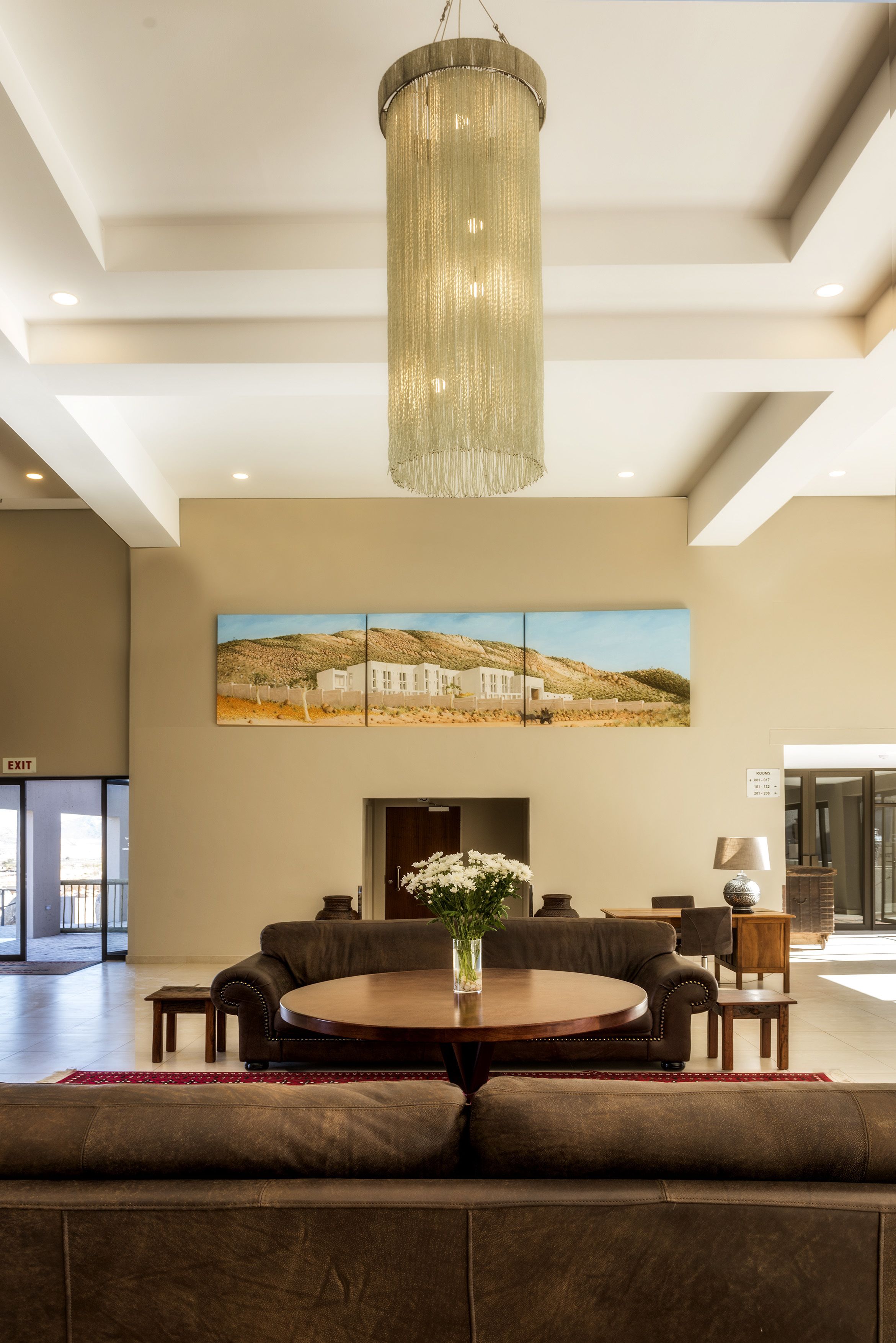 Sitteområde i lobbyen