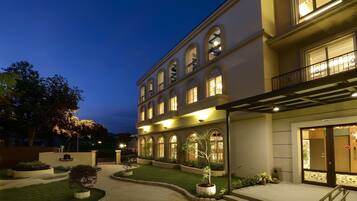 Front of property – evening/night