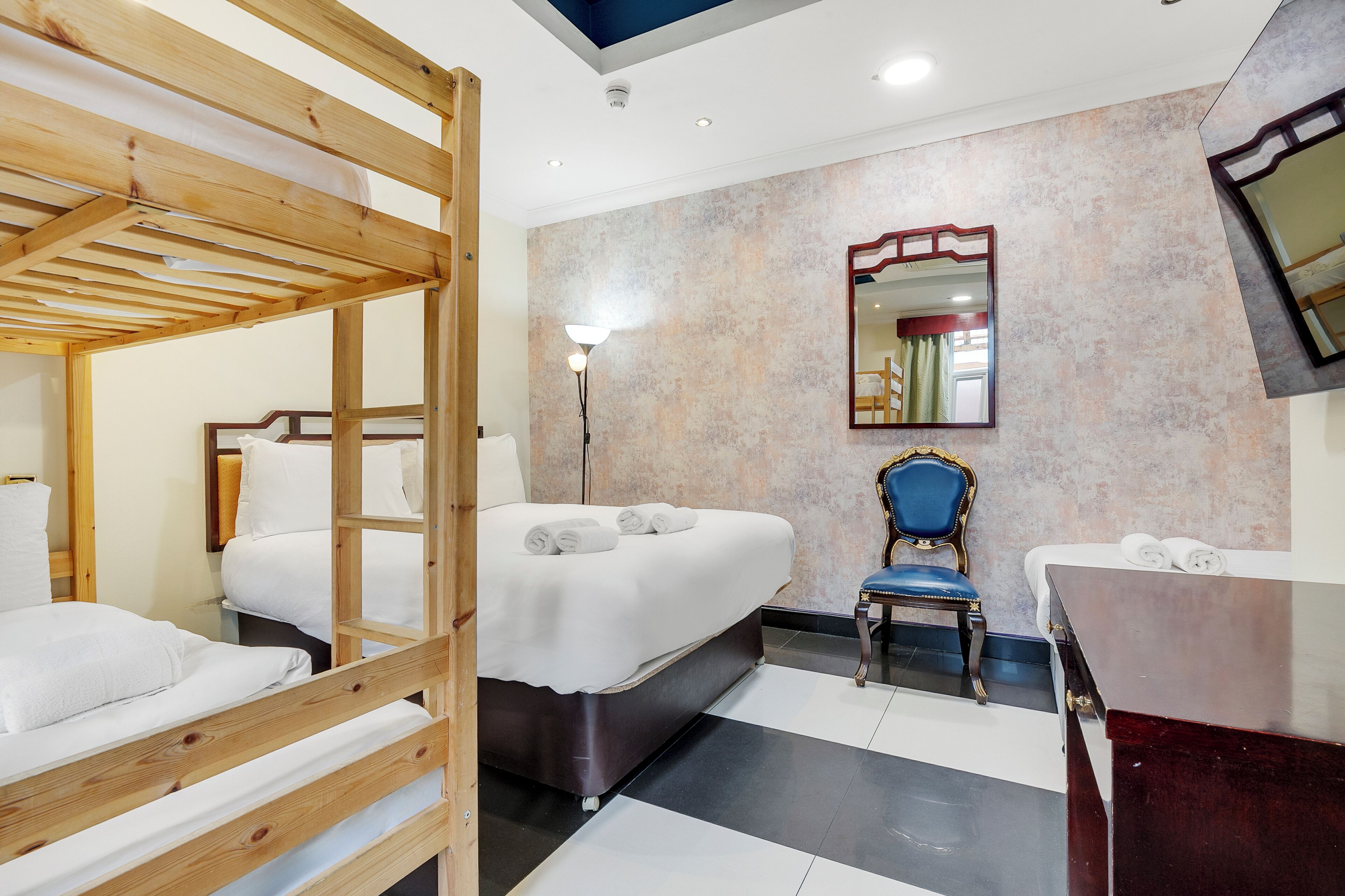 Family Room | Premium bedding, down comforters, memory foam beds, minibar