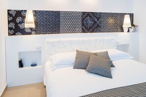 Dubbelrum - havsutsikt | Sängtillbehör av högsta kvalitet och minibar