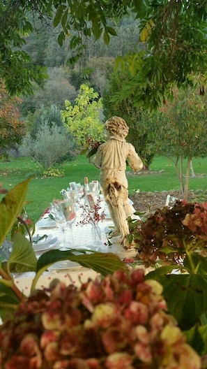 Außenbereich für Bankette