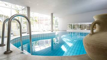 Indoor pool, seasonal outdoor pool
