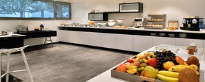 Daily buffet breakfast (EUR 18 per person)