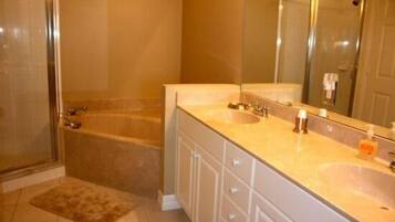 Combined shower/tub