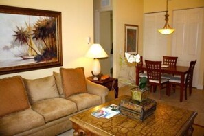 Luxury Apartment, 2 Bedrooms, Non Smoking, Beach View | Living room - Bella Vista B Wkly (Bonita Springs)