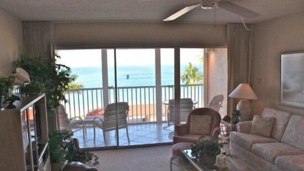 Luxury Apartment, 2 Bedrooms, Non Smoking, Beach View | Living room - Dolphin Way B 304 MO (Bonita Springs)