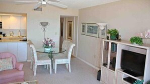 Luxury Apartment, 2 Bedrooms, Non Smoking, Beach View | Living room - Dolphin Way B 304 MO (Bonita Springs)