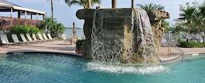 Pool waterfall