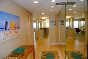 Luxury Apartment, 3 Bedrooms, Non Smoking, Beach View | Living area | DVD player - Pelican Point 2B MO (Bonita Springs)