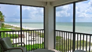Luxury Apartment, 3 Bedrooms, Non Smoking, Beach View | Terrace/patio - Pelican Point 2B MO (Bonita Springs)