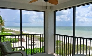 Luxury Apartment, 3 Bedrooms, Non Smoking, Beach View | Terrace/patio - Pelican Point 2B MO (Bonita Springs)