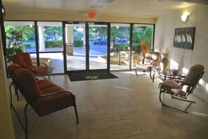 Interior entrance