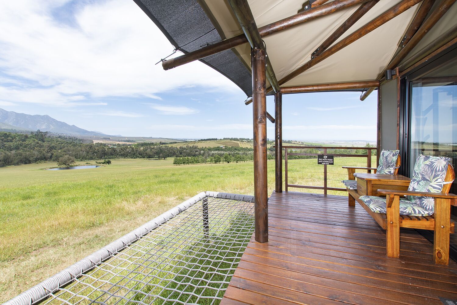 Luxury-Zelt | Ausblick vom Zimmer