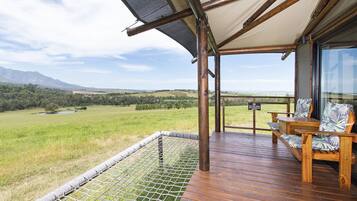 Luxury-Zelt | Ausblick vom Zimmer