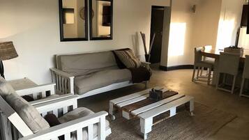 Standard Chalet, 2 Bedrooms | Living room | TV