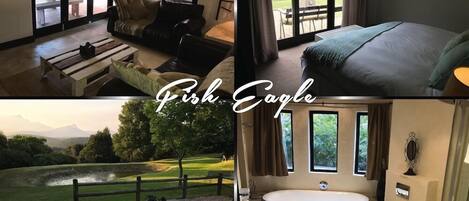 Caja de seguridad en la habitación y tabla de planchar con plancha