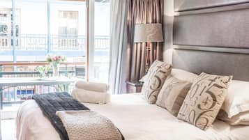 3 chambres, literie hypoallergénique, coffres-forts dans les chambres