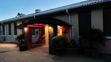 Front of property - evening/night