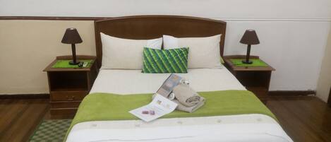 Ropa de cama de alta calidad y minibar