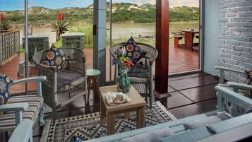 Deluxe cottage (River Cottage ) | Terras