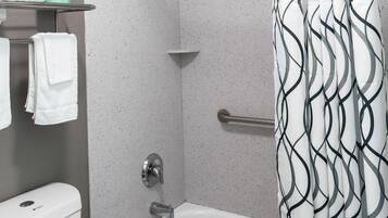 Shower, towels