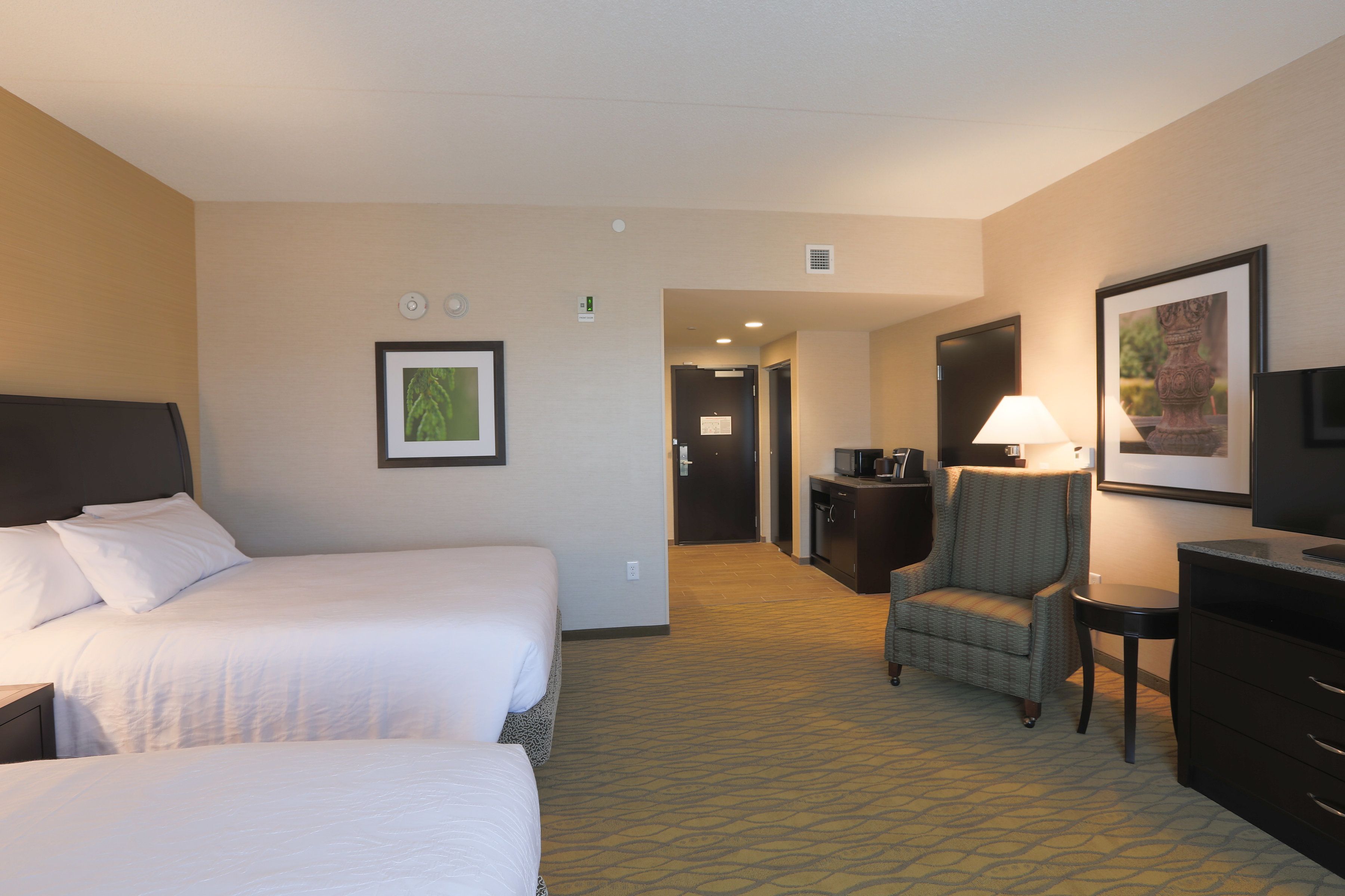 room, 2 queen beds, accessible (roll in shower) | in-room safe, desk, laptop workspace, free cots/infant beds