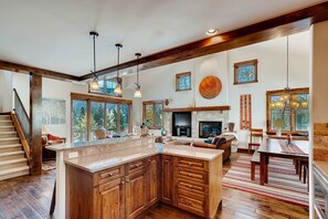 Room, 4 Bedrooms (Sanctuary Home, 4 Bath) | Private kitchen | Fridge, microwave, coffee/tea maker, dining tables - Keystone Private Homes by Keystone Resort (Keystone)