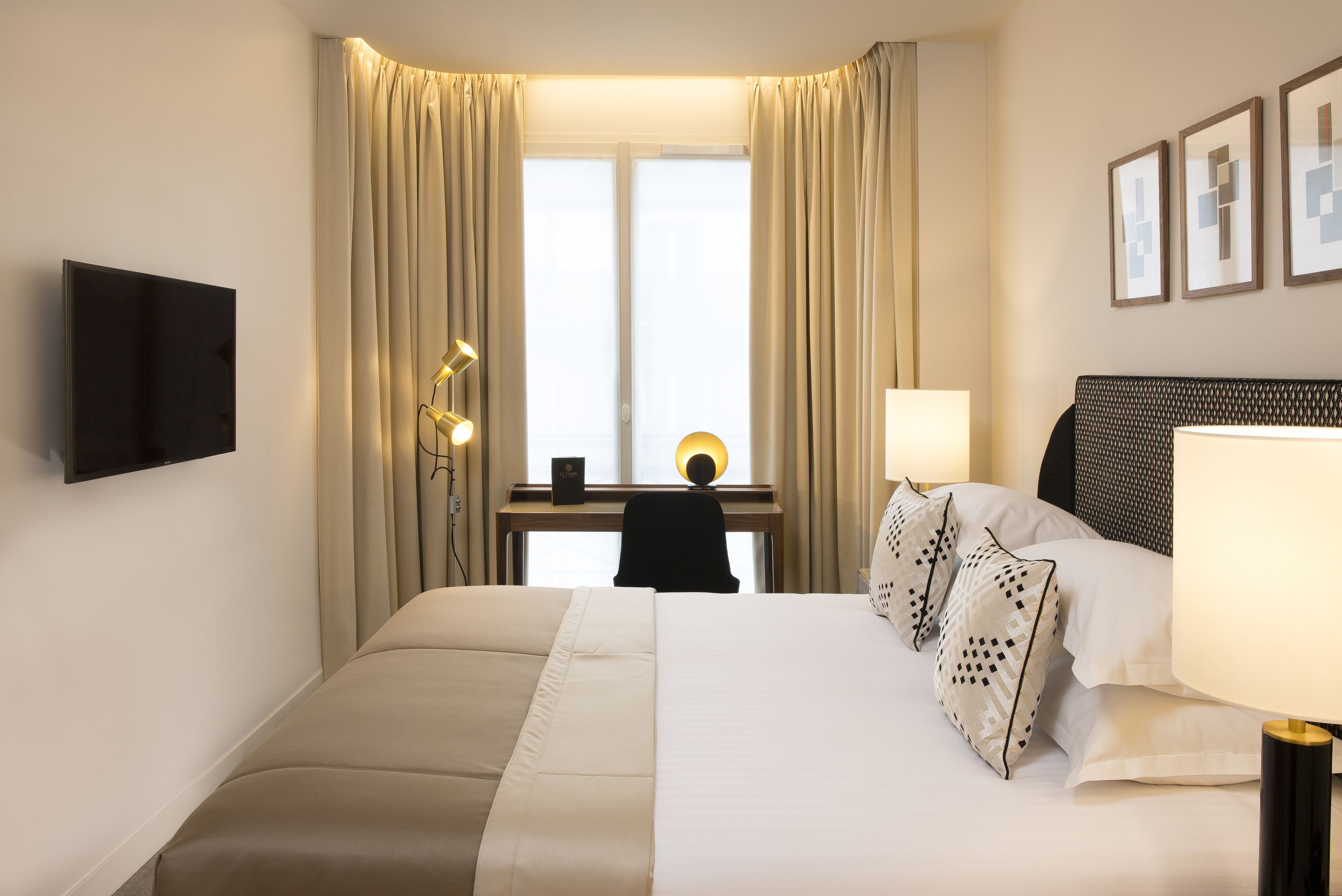junior suite | premium bedding, free minibar items, in-room safe, desk