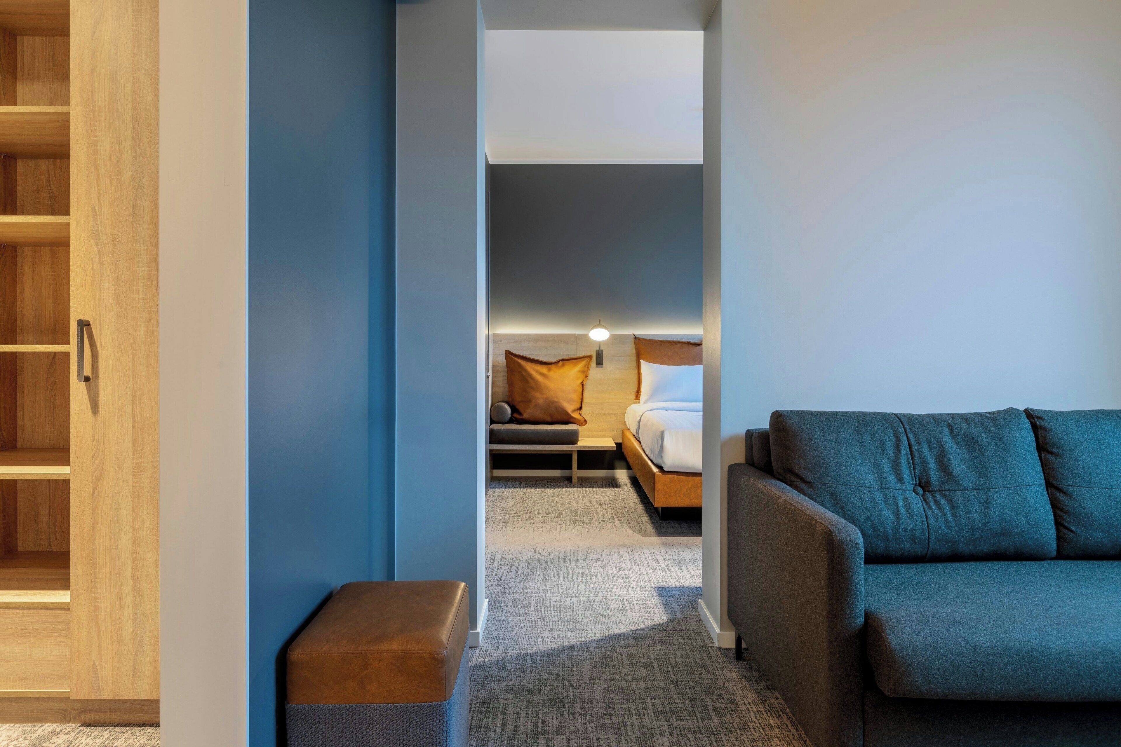 family room, 1 queen bed with sofa bed, non smoking | desk, soundproofing, iron/ironing board, free cots/infant beds