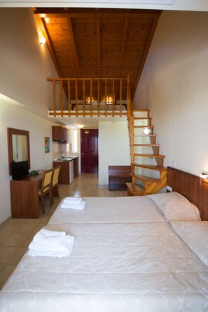 Duplex (for 4) | Literie de qualitĂ©, coffre-fort, bureau, systĂšme dâinsonorisation