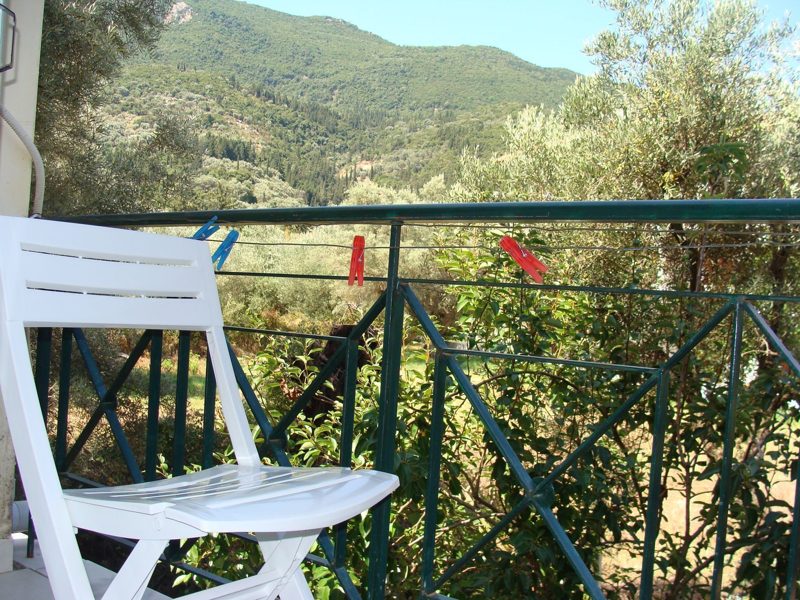 Blick von der Unterkunft