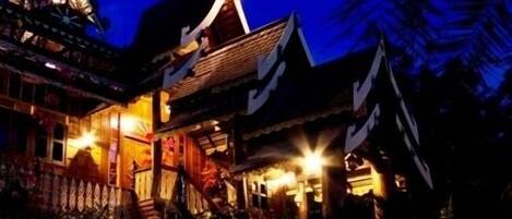 Front of property - evening/night