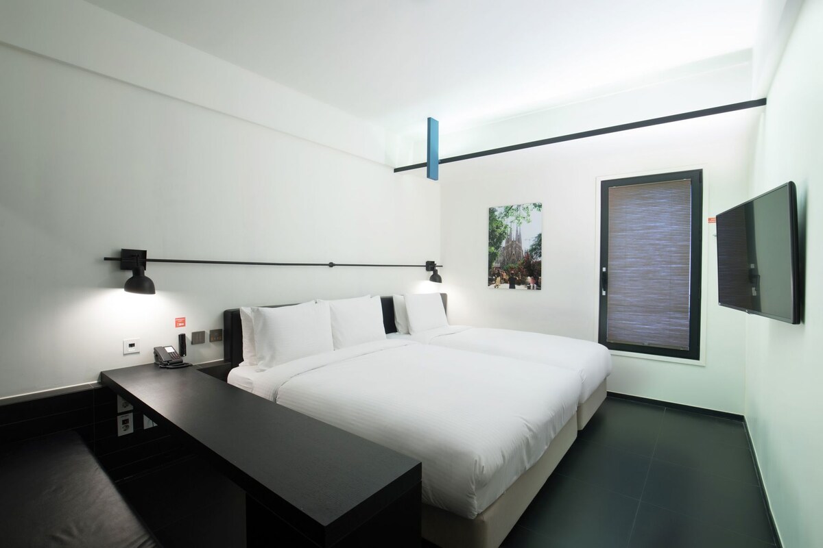 Biancheria da letto di alta qualità, una cassaforte in camera