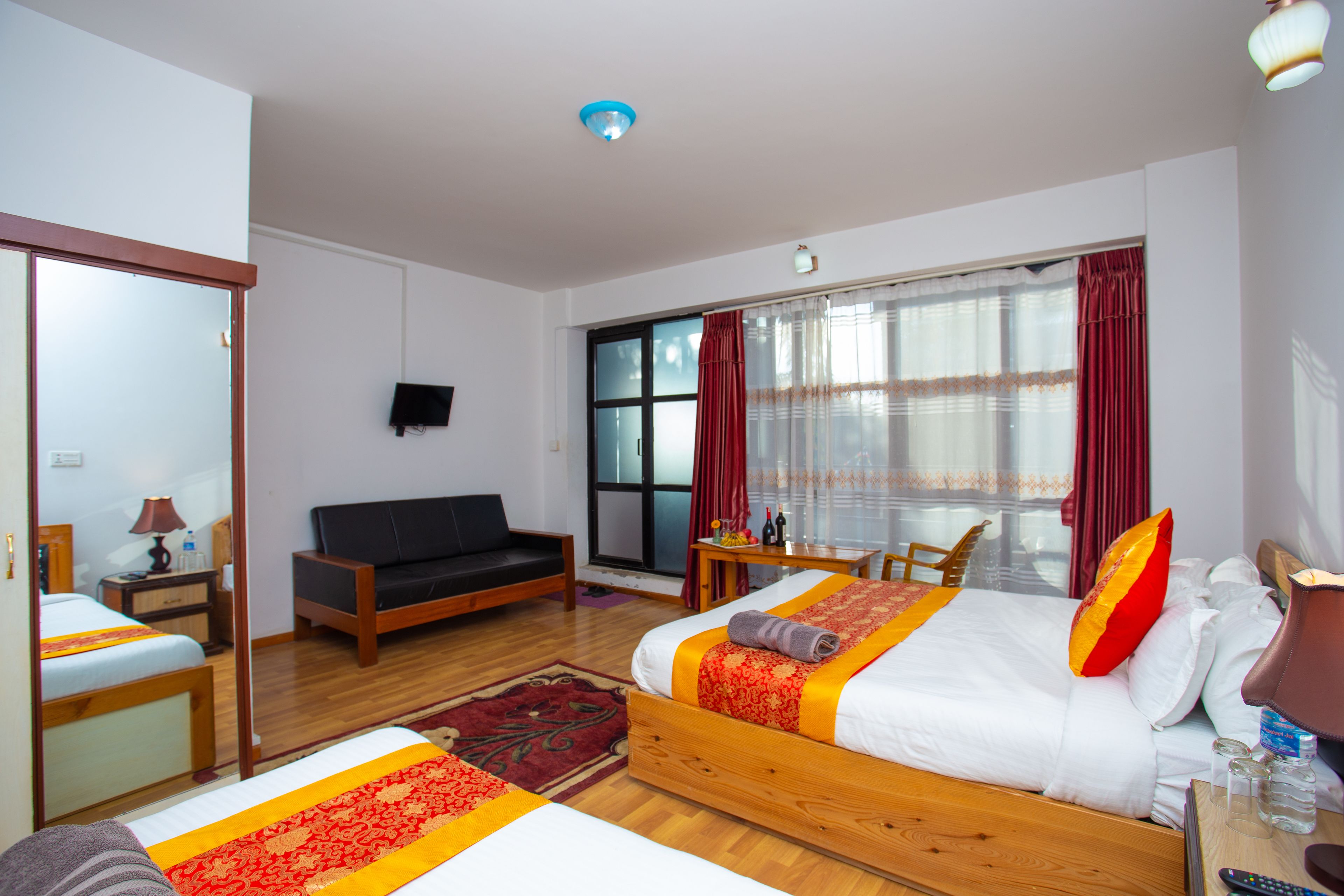 superior triple room, 3 bedrooms | mountain view