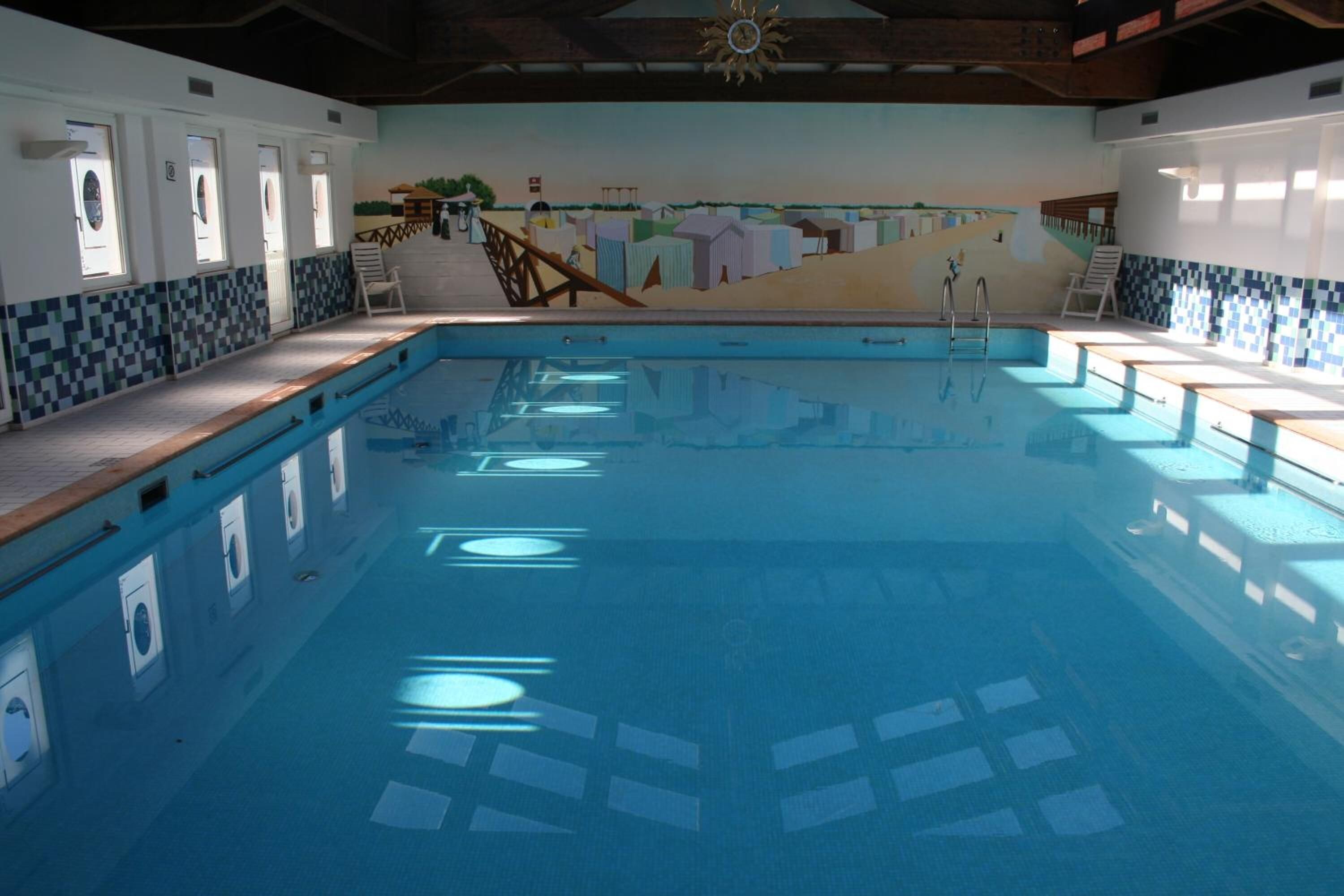 Una piscina techada
