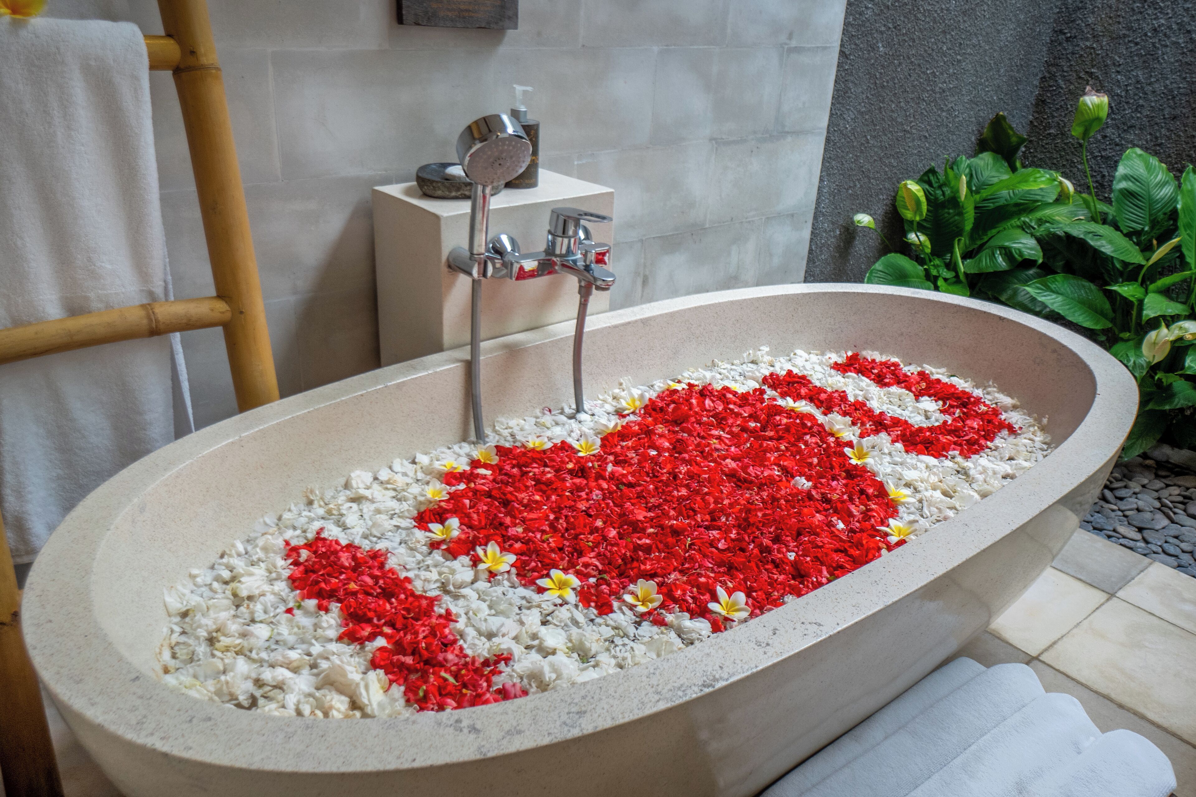 villa, 1 bedroom, private pool (with free benefit) | bathroom | free toiletries, hair dryer, bathrobes, slippers