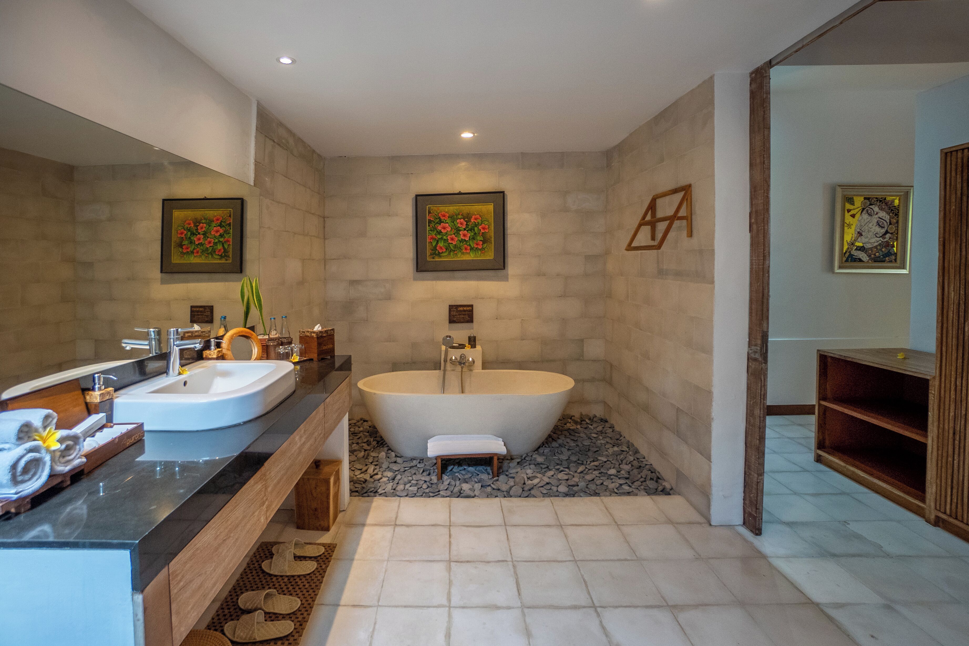 villa, 2 bedrooms, private pool (with free benefit) | bathroom | free toiletries, hair dryer, bathrobes, slippers