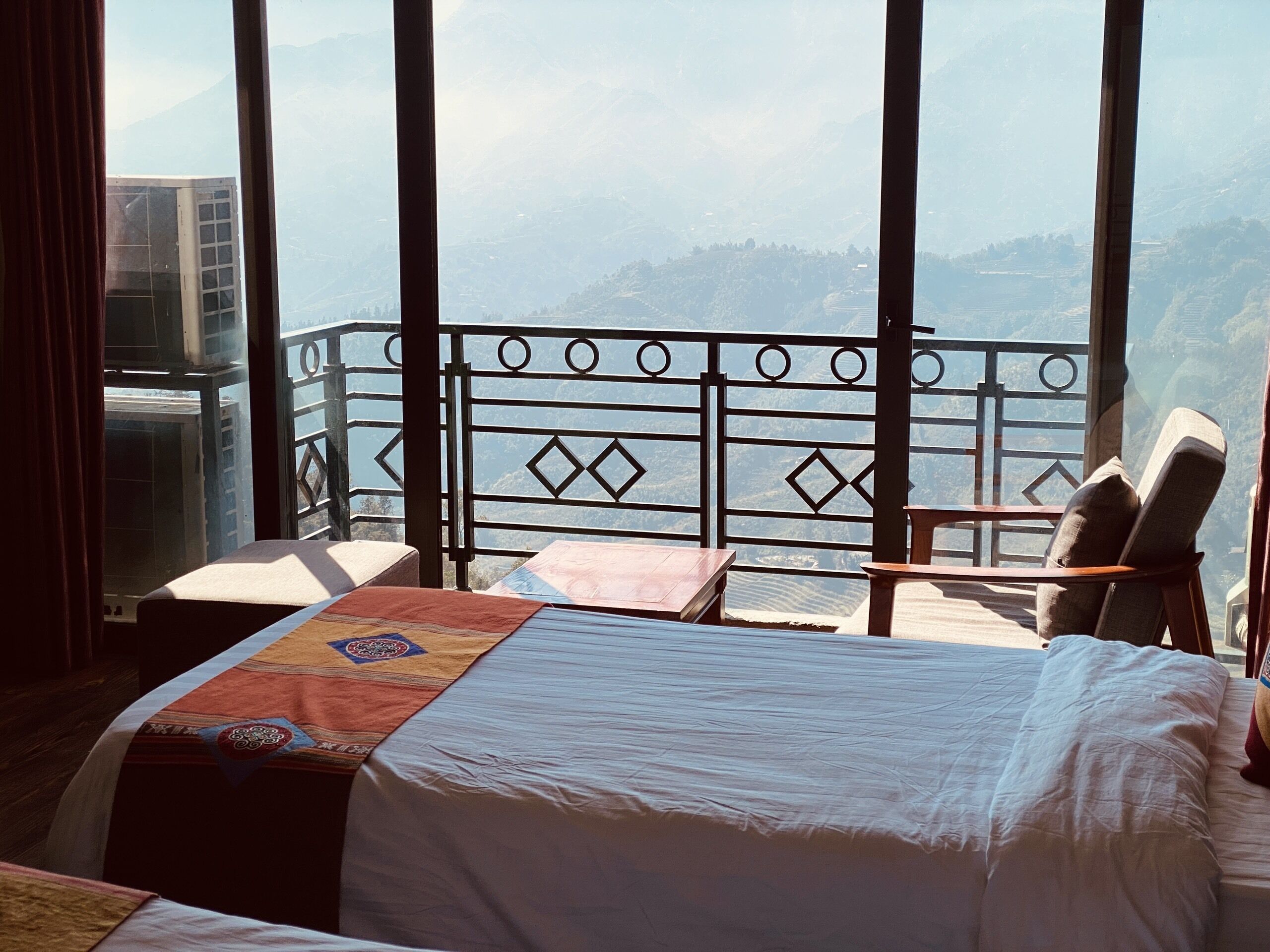 family triple room, balcony, valley view | minibar, in-room safe, desk, soundproofing