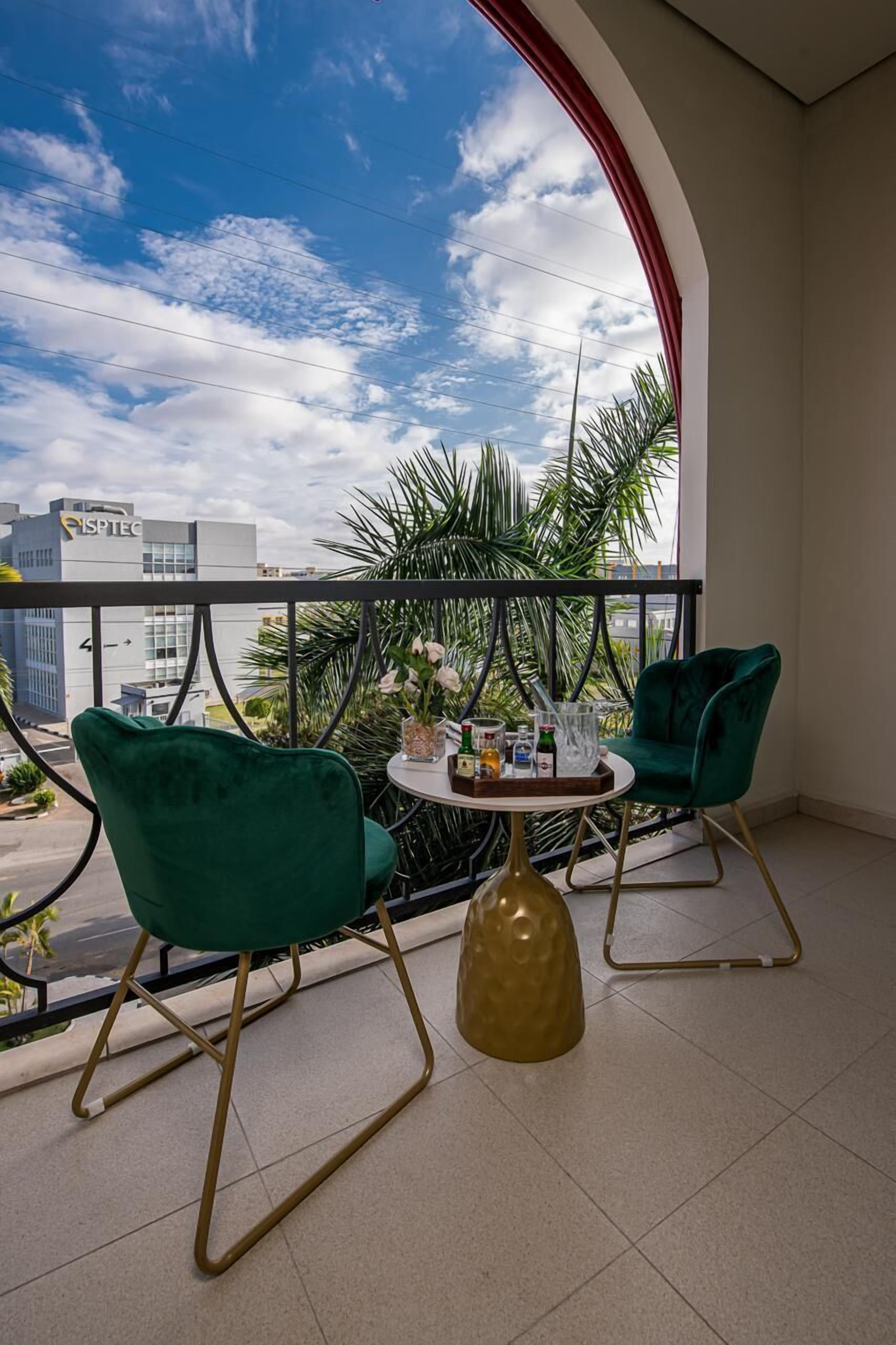 Vue depuis le balcon